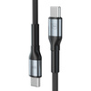 Accessories - 3mk Hyper Cable N-SERIES C to C 2m PD 3.0 QC 3.0 20V/5A 100W Black