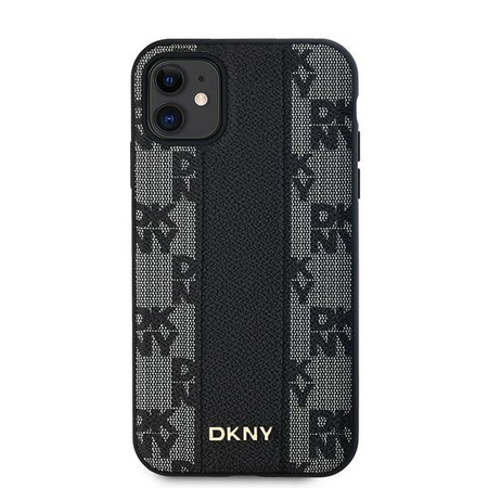 DKNY ETUI HARDCASE DO IPHONE 11 Xr6.1 DO MAGSAFE SKÓRZANE WZÓR CHECKERED