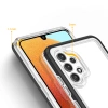 HURTEL CLEAR ETUI POKROWIEC 3IN1 DO SAMSUNG GALAXY A32 5G ŻELOWY Z RAMKĄ