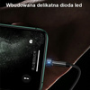 USAMS KABEL PLECIONY DO LIGHTNING IPHONE 12 13 14 1M Z GUMOWYM WYKOŃCZENIEM