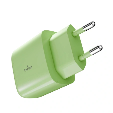 Ładowarka sieciowa Puro Pro Lite 30W USB-C  - zielona