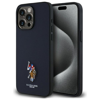 U.S. POLO ASSN. ETUI DO IPHONE 15 PRO MAX 6,7 NAVY GRANATOWE EMBROIDERED DH
