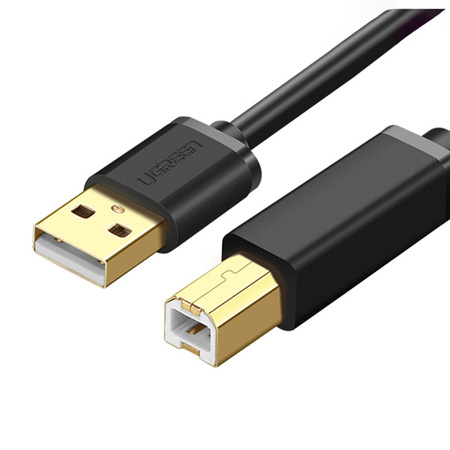 Ugreen kabel przewód do drukarki USB-A - USB-B 5Gb/s 2m czarny (US210)