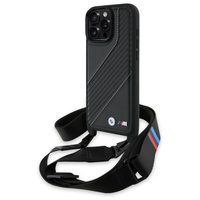 BMW BMHCP16X23PSCCK iPhone 16 Pro Max    6.9 czarny/black hardcase M Edition Carbon Stripe & Strap
