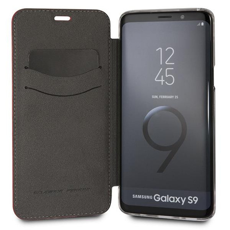 Etui Ferrari Urban na Samsung Galaxy S9 - czerwone