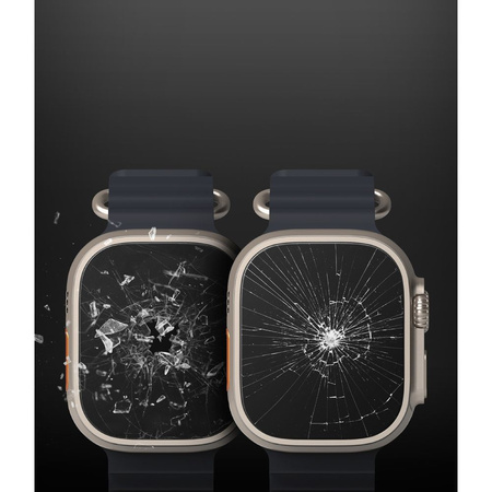 RINGKE SZKŁO HARTOWANE DO APPLE WATCH ULTRA 1 2 (49 MM) 4-PACK ANTYZARYSOWE