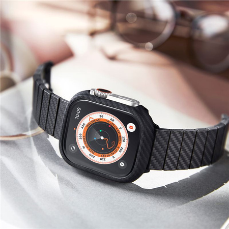 Pitaka Air case, black/grey - Apple Watch Ultra 49 mm