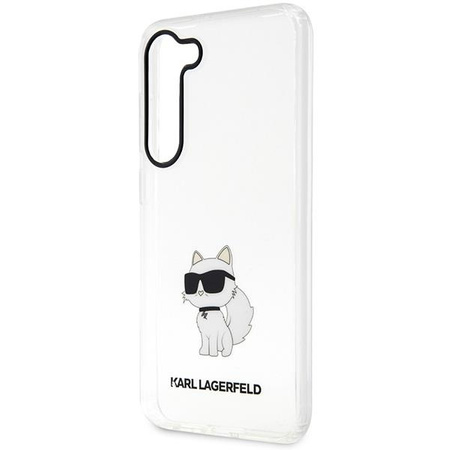 Etui Karl Lagerfeld KLHCS23MHNCHTCT S23+ S916 - przezroczyste hardcase Ikonik Choupette