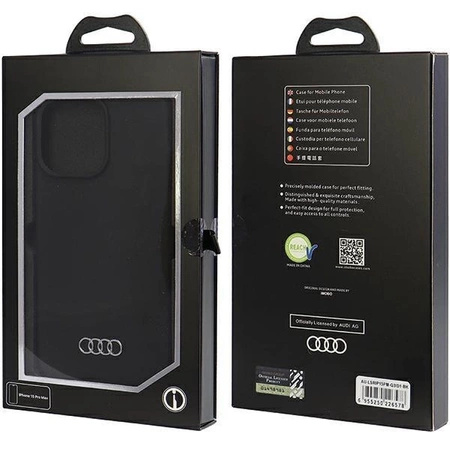 Etui Audi Silicone Case do iPhone 15 Pro Max - czarne