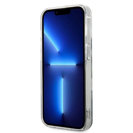 Guess zestaw ładowarka MagSafe + etui do iPhone 14 Pro 6,1" zielone Jungle (GUBPP14LHJEACSA)