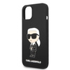 Karl Lagerfeld KLHCP14MSNIKBCK iPhone 14 Plus 6,7" hardcase czarny/black Silicone Ikonik