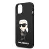 Karl Lagerfeld KLHMP14SSNIKBCK iPhone 14 6,1" hardcase czarny/black Silicone Ikonik Magsafe
