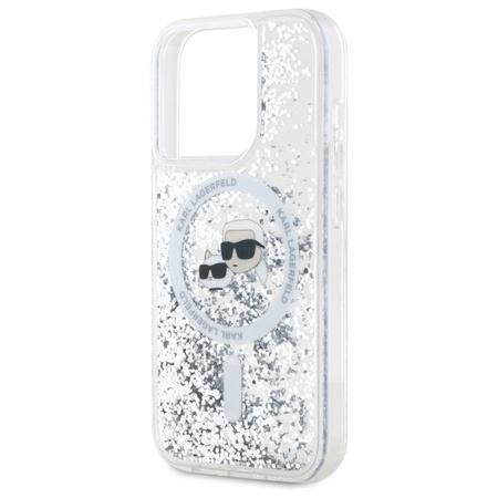 KARL LAGERFELD ETUI LIQUID GLITTER DO IPHONE 15 PRO 6.1 DO MAGSAFE