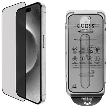 GUESS GUTGP16LBOKGCIP SZKŁO HARTOWANE OCHRONA PRIVACY DO IPHONE 16 PRO 2.5D