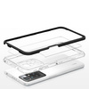 Clear 3in1 etui do Xiaomi Redmi 10 żelowy pokrowiec z ramką czarny