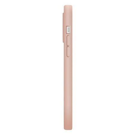 Etui Uniq Lino Hue na iPhone 14 Pro Max Magclick Charging - różowe