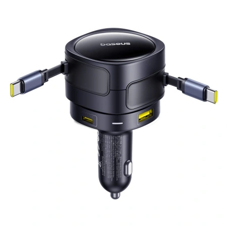 BASEUS ŁADOWARKA SAMOCHODOWA 90W DO SAMOCHODU 2X USB-C 1X USB-A SZYBKIE