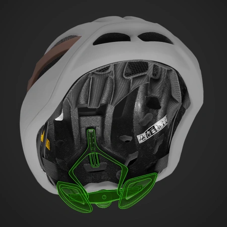 Kask rowerowy szosowy Wozinsky ultracienki 57-62 cm - taupe