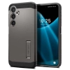 Etui Spigen Tough Armor na Samsung Galaxy S24 - metaliczny szary