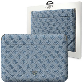 Guess Sleeve GUCS14P4TB 13/14" niebieski /blue 4G Uptown Triangle logo
