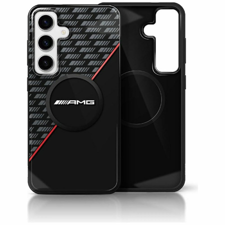 MERCEDES ETUI AMG DOUBLE LAYER RHOMBS DO SAMSUNG GALAXY S25+ DO MAGSAFE