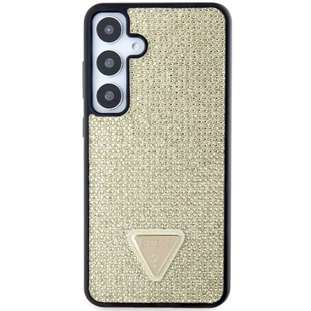 Etui Guess Rhinestone Triangle na Samsung Galaxy S24+ - złote