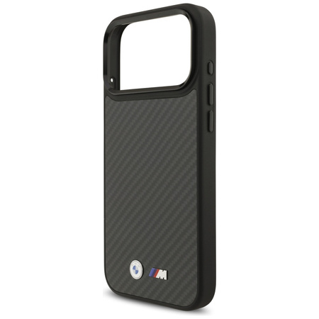 Etui BMW M Kevlar Matt MagSafe do iPhone 17 Pro Max czarny
