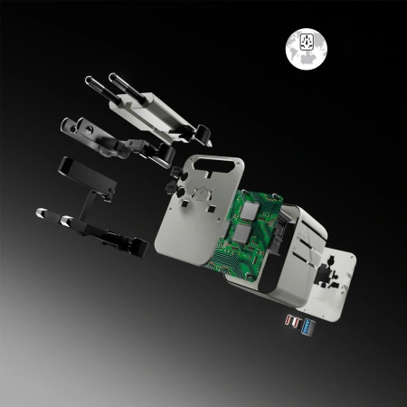 Adapter podróżny SBS 2xUSB-C 1xUSB-A uniwersalny - biały