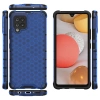 Honeycomb etui pancerny pokrowiec z żelową ramką Samsung Galaxy A42 5G niebieski