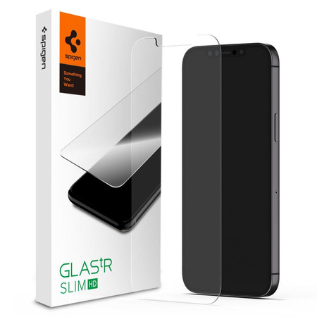 SZKŁO HARTOWANE SPIGEN GLAS.TR SLIM IPHONE 12/12 PRO