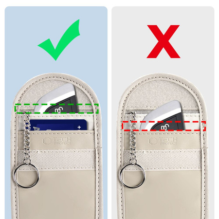 TECH-PROTECT KLATKA FARADAY CASE DO TELEFONÓW RFID SIGNAL BLOCKER Z OCHRONĄ