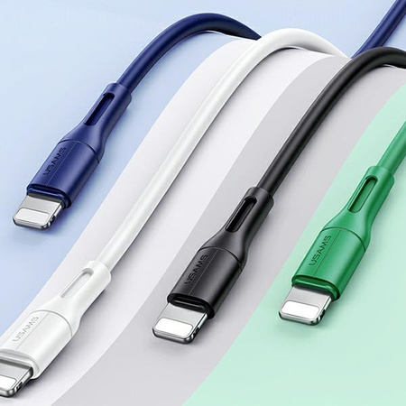 USAMS KABEL DO LIGHTNING DO IPHONE 5 6 7 8 X 11 12 13 14 2A Z TECHNOLOGIĄ