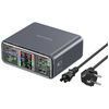 Stacja ładująca 4smarts Desk Charger     Lucid GaN DIY 360W 5xUSB-C 1xUSB-A szary