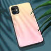 Gradient Glass etui pokrowiec nakładka ze szkła hartowanego iPhone 12 mini różowy