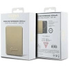 Powerbank indukcyjny Guess MagSafe Metal Script Logo 5W 3000mAh - złoty