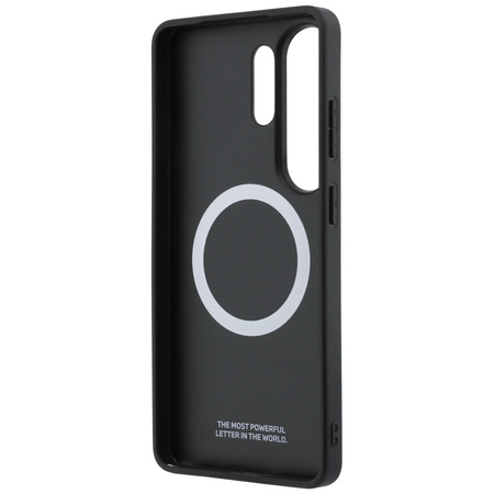 Etui BMW Tricolor Metal Logo MagSafe do  Samsung Galaxy S26 Ultra czarny