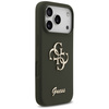 Etui Guess Silicone Big 4G Script do     iPhone 17 Pro Max khaki