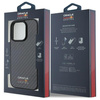 Red Bull RBHMP16L24CFILSK iPhone 16 Pro  6.3 hardcase czarny/black Carbon Fiber Shiny Logo MagSafe