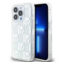 DKNY ETUI DO IPHONE 15 PRO 6.1 HARDCASE LIQUID GLITTER Z MAGNETYCZNYM LOGO