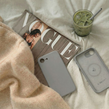 TECH-PROTECT SILICONE MAGSAFE IPHONE 16E / 17E STONE GREY