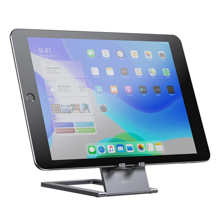 Baseus składany biurkowy stojak uchwyt na tablet szary (LUKP000013)