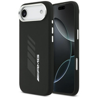 Etui AMG Silicone Oversize Rhombs        MagSafe do iPhone Air czarny