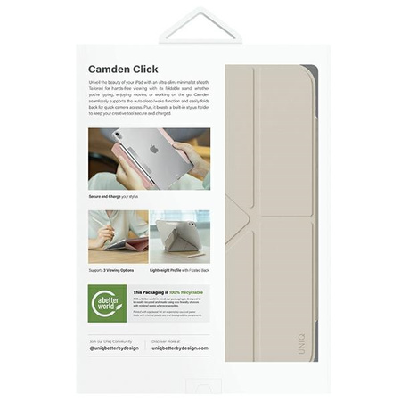 UNIQ ETUI CAMDEN CLICK DO IPAD AIR 11 2024 2025 10.9 2022 2020 MAGNETYCZNE