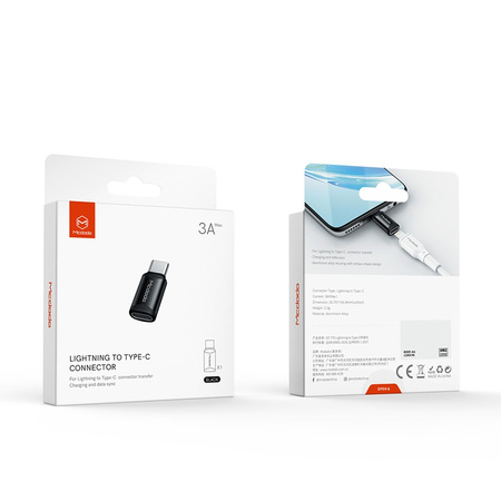 MCDODO ADAPTER PRZEJŚCIÓWKA USB-C USB TYP C DO LIGHTNING IPHONE 15 PRO MAX