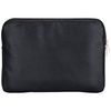 Torba Guess Sleeve 14 Grained Zipper    Pocket Triangle Logo czarny
