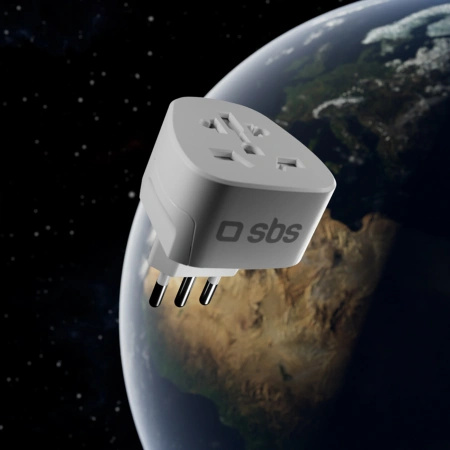 Adapter podróżny SBS IT - uniwersalny - biały