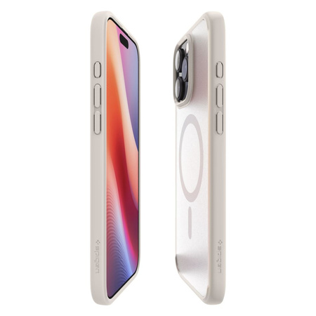 SPIGEN ULTRA HYBRID CASE DO IPHONE 16 PRO Z DO MAGSAFE I ZASTOSOWANIE