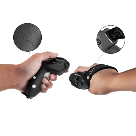 Uchwyty na kontrolery BoboVR G3 do Meta Quest 3 i 3S - czarne