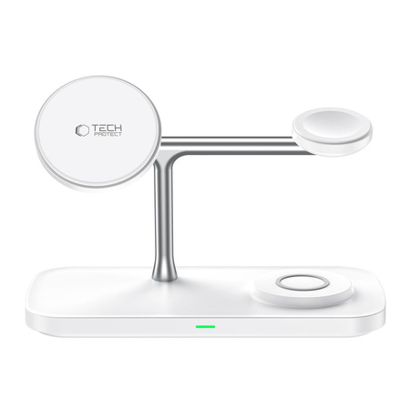 TECH-PROTECT ŁADOWARKA 3IN1 DO MAGSAFE IPHONE 15 14 13 12 11 BEZPRZEWODOWA