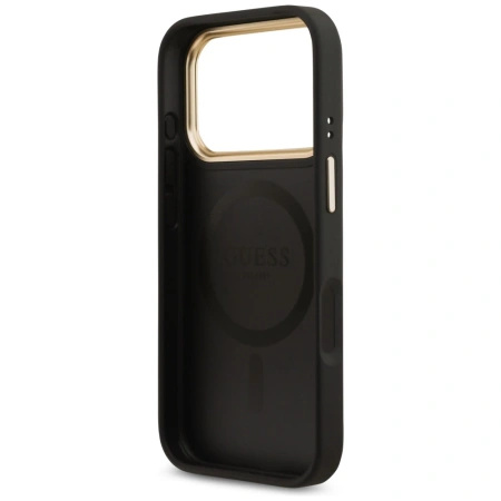 GUESS ETUI 4G STRASS LOGO MAGSAFE DO IPHONE 17 PRO Z LUKSUSOWYM DESIGNEM